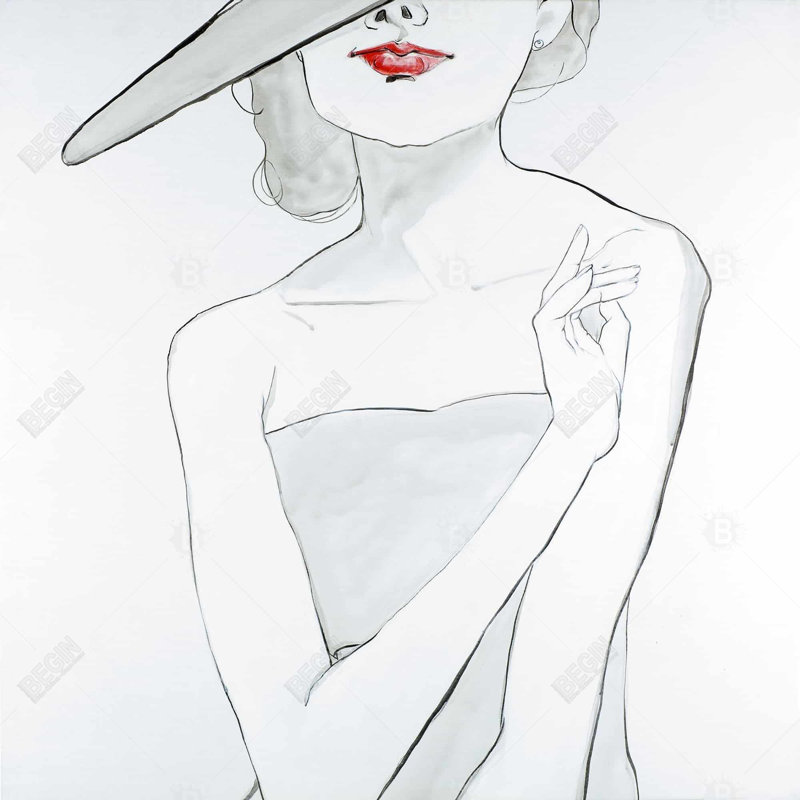 " Woman With Hat "