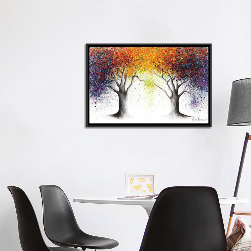 «Paralleled Prism Trees» par Ashvin Harrison - impression d'art graphique, Aucun mat, H 26 po x l 40 po x P 1,5 po