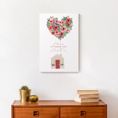 " Home Where Heart Is " Painting Print