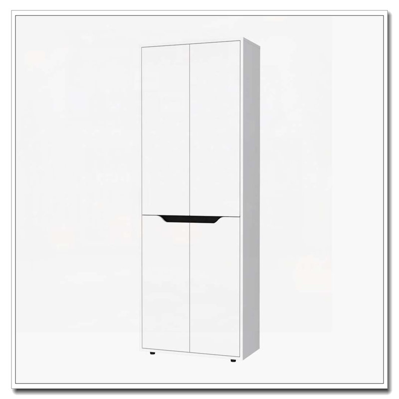 White 5-Shelf Kitchen Pantry