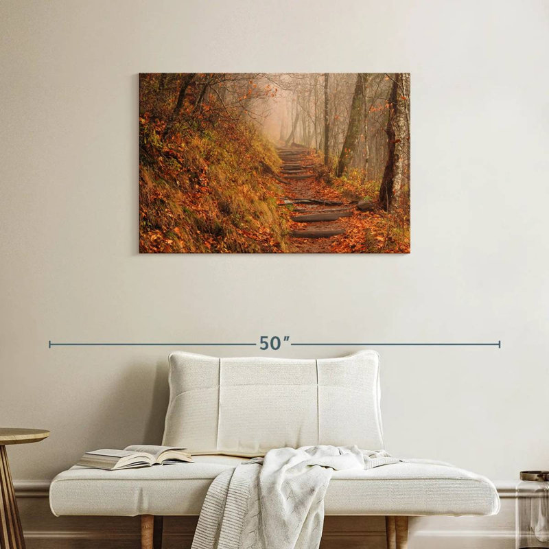 Sentier des Appalaches Alvord Misty Autumn, H 24 po x l 36 po
