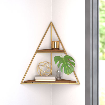 Quon 2 Piece Triangle Corner Shelf