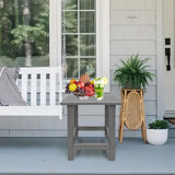 HDPS Adirondack End Table - Weatherproof Outdoor Side Table for Pool & Patio
