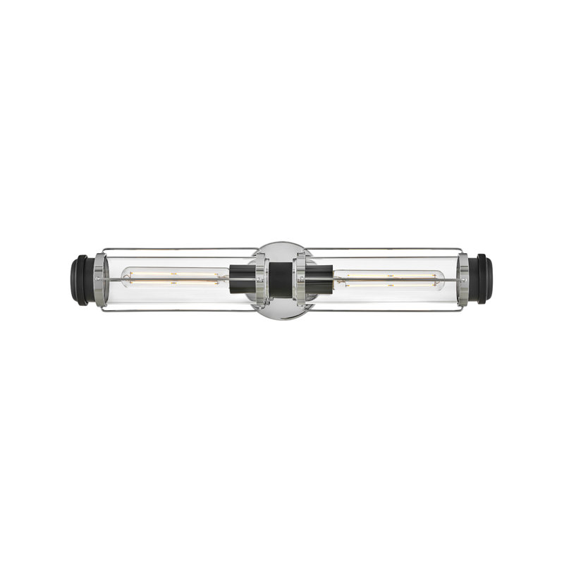 Applique murale pour salle de bain deux lumières Masthead, Chrome