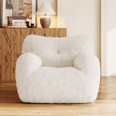 Fauteuil à billes moyen en tissu