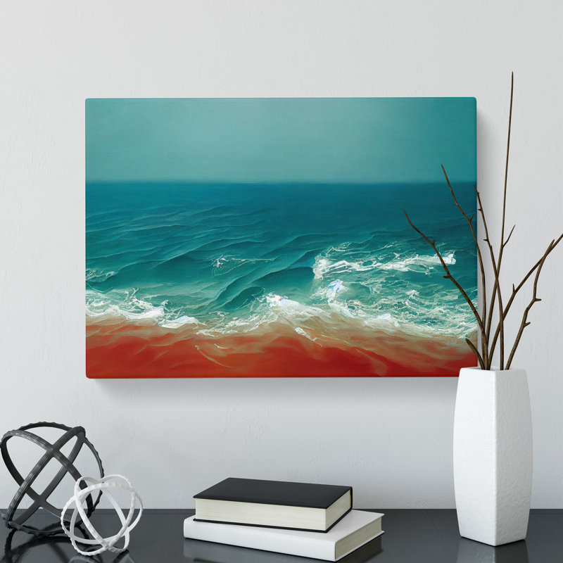 Beach Scene - Wrapped Canvas, 50cm H x 76cm W x 3cm D