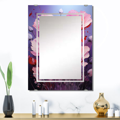 Doane - Miroir mural coquelicots