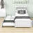 Twin Size Platform Bed with Trundle-541587307