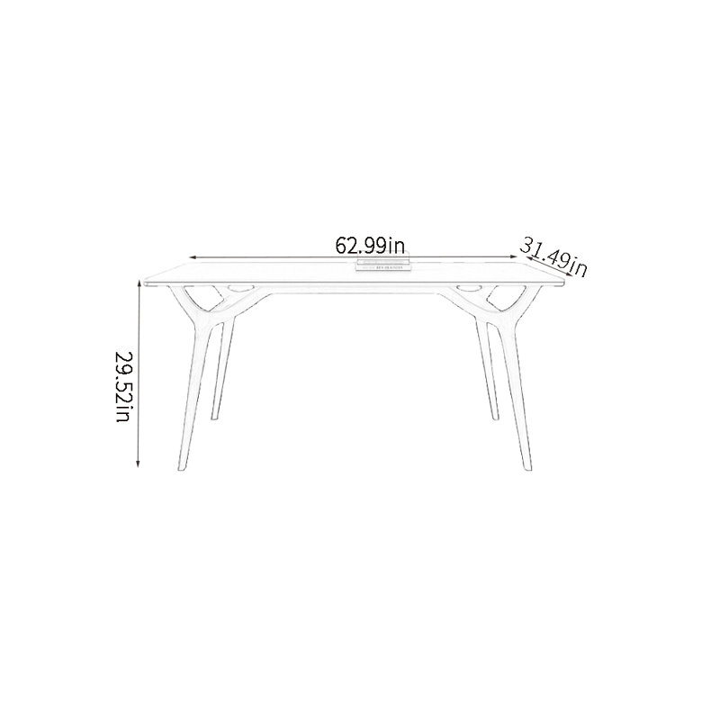 Rosealie, H 29,52 po x L 62,99 po x l 31,49 po