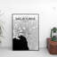 Melbourne City Map - No Frame Print-473999397