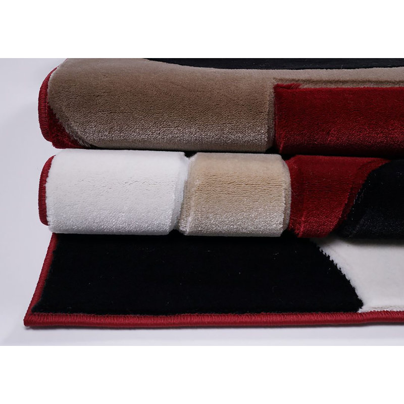 Tapis turc Kadash-ROUGE, Rectangle 6 pi 6 po x 9 pi 5 po
