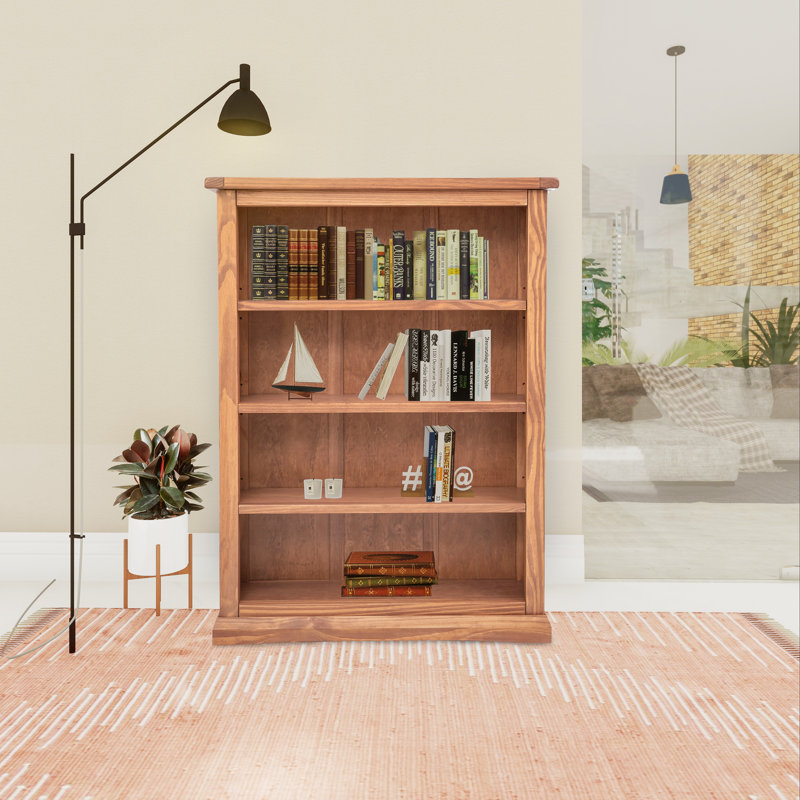 Ireland Bookcase, (4 Shelves) H120 x W89 x D25cm, Brown