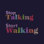 " Start Walking " Mixed Media Print