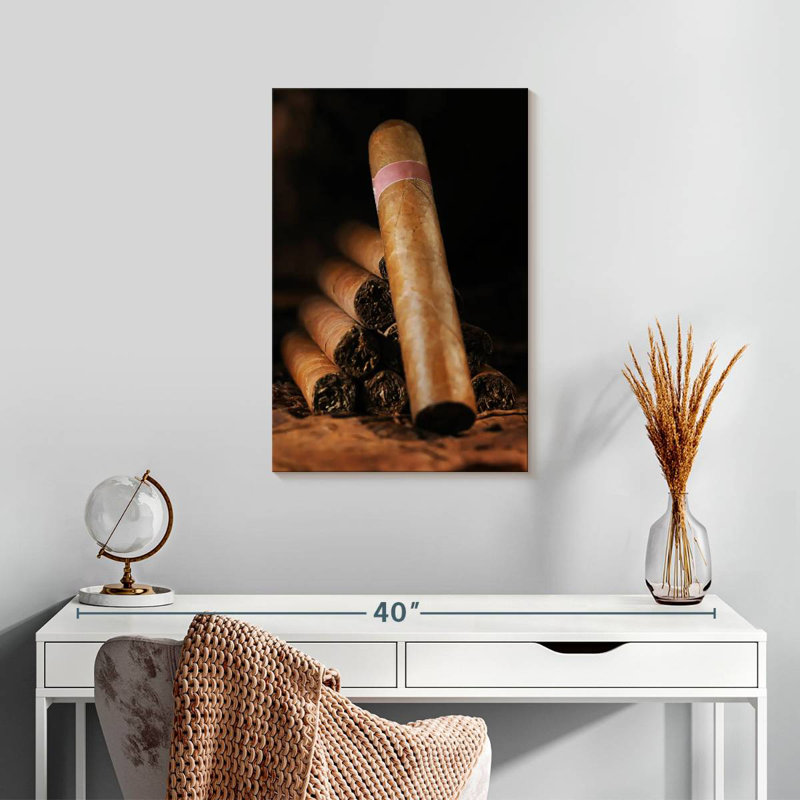 Senne Stacked Cuban Cigars, 24" H x 16" W