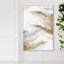 «Abstract Brianna Majestic Brush Strokes», reproduction d'art graphique sur toile-50589929-50589930