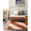 Rectangle 140 cm x 200 cm Striped Cotton Hand Tufted Area Rug