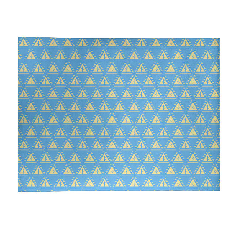 Chenille Geometric Indoor Rug, Rectangle 4' x 6'