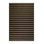 Machine Washable Horizontal Stripes Black Area Rug