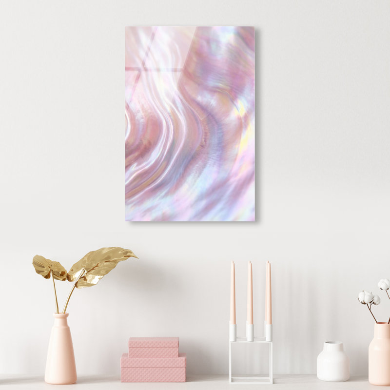 Iridescent Wave Print by Oliver Gal, 15"H x 10"W, High-Gloss Acrylic Print