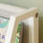 38.4'' W X 29.9"H Kids Bookcase 3-Tier Metal Book Display with Book Sling Shelf White