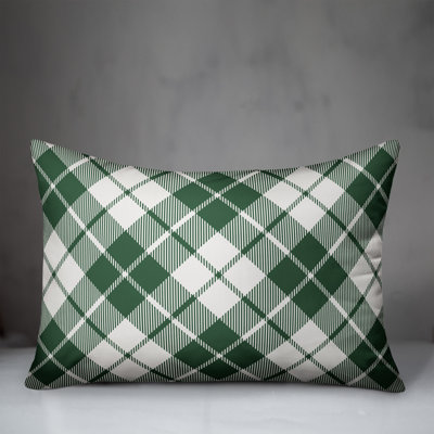 Plaid Throw Pillow