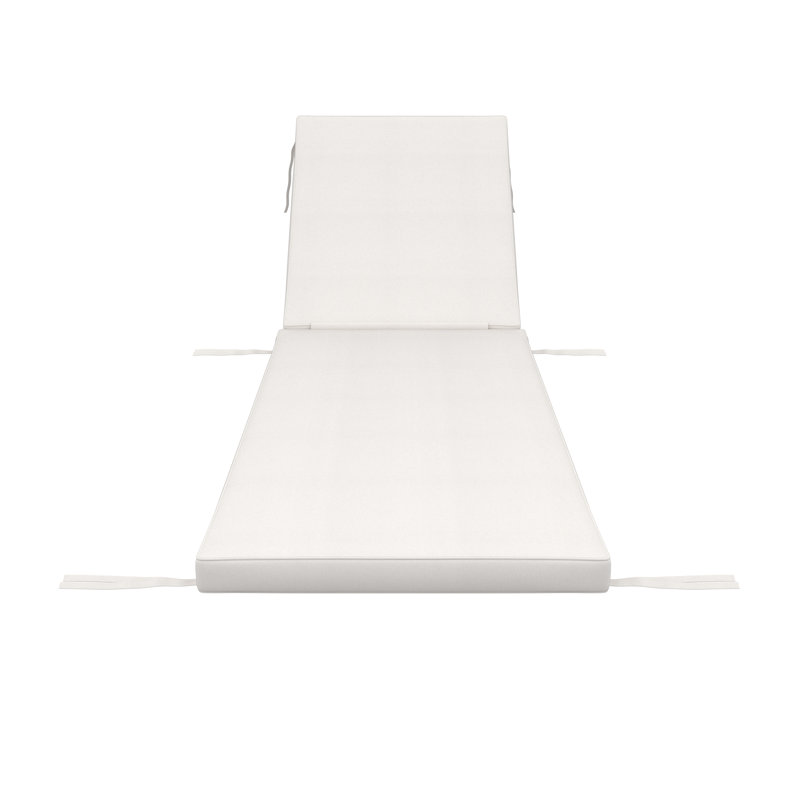 Sunbrella® Outdoor Chaise Cushion, 23" W x 75" D, Sunbrella® Canvas Natural