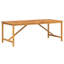 Pooler Rectangular Acacia Solid Wood Outdoor Dining Table 90 cm D-2006265000