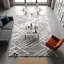 Tapis gris à motif géométrique Arlie-32701709
