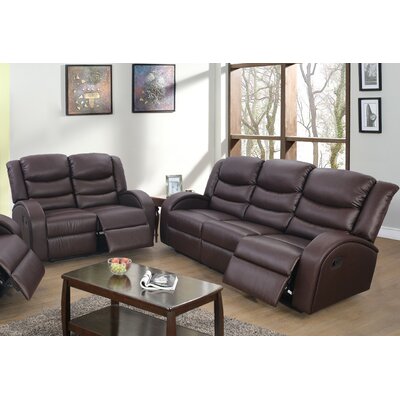 Borger 2 Piece Faux Leather Reclining Living Room Set -  Red Barrel StudioÂ®, 5417F615205A490F9072DA4BDD9A59E9