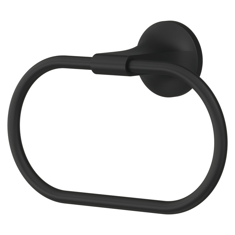 Pfirst Modern Towel Ring In Tuscan Bronze