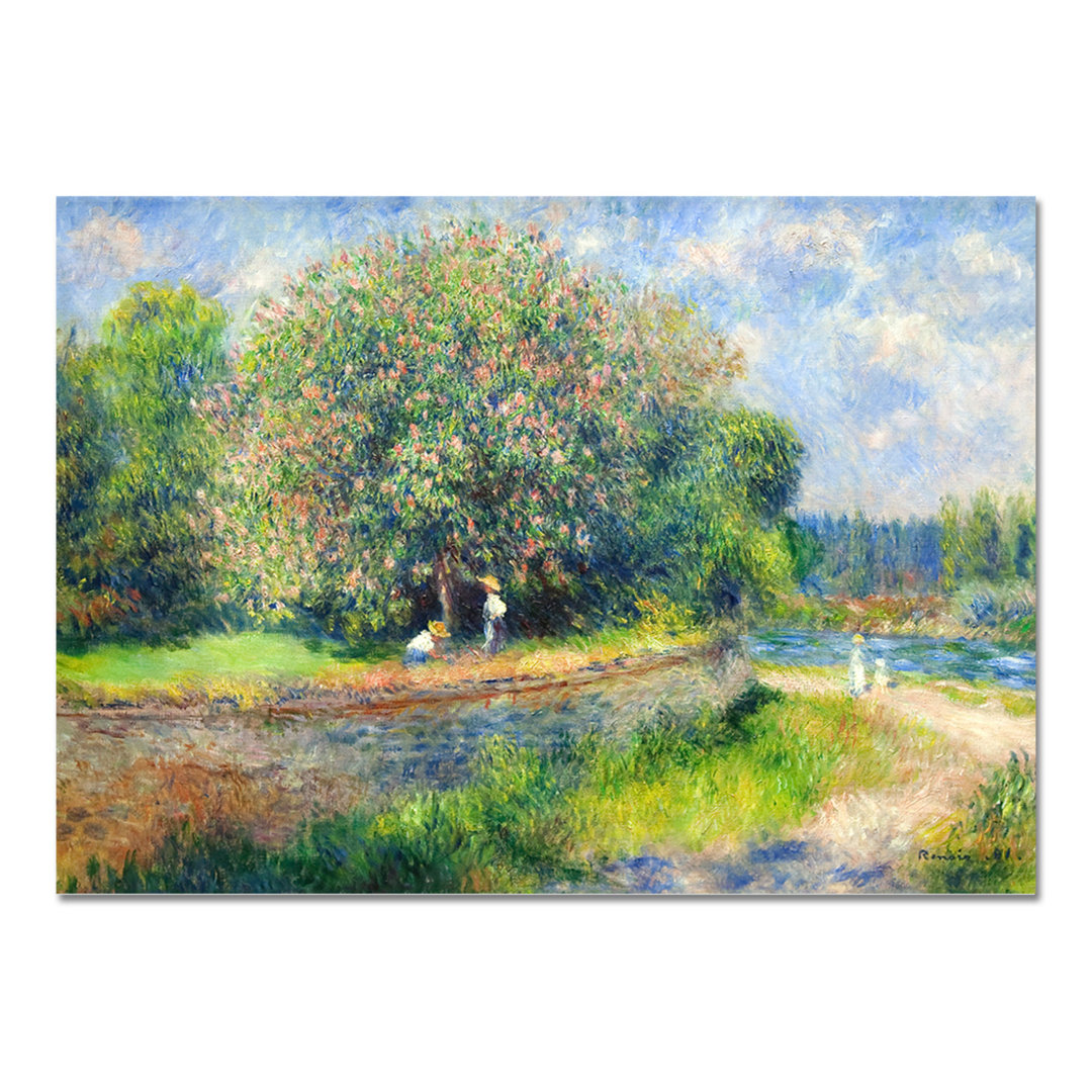 Acrylglasbild Castagno In Fiore von Pierre Auguste Renoir