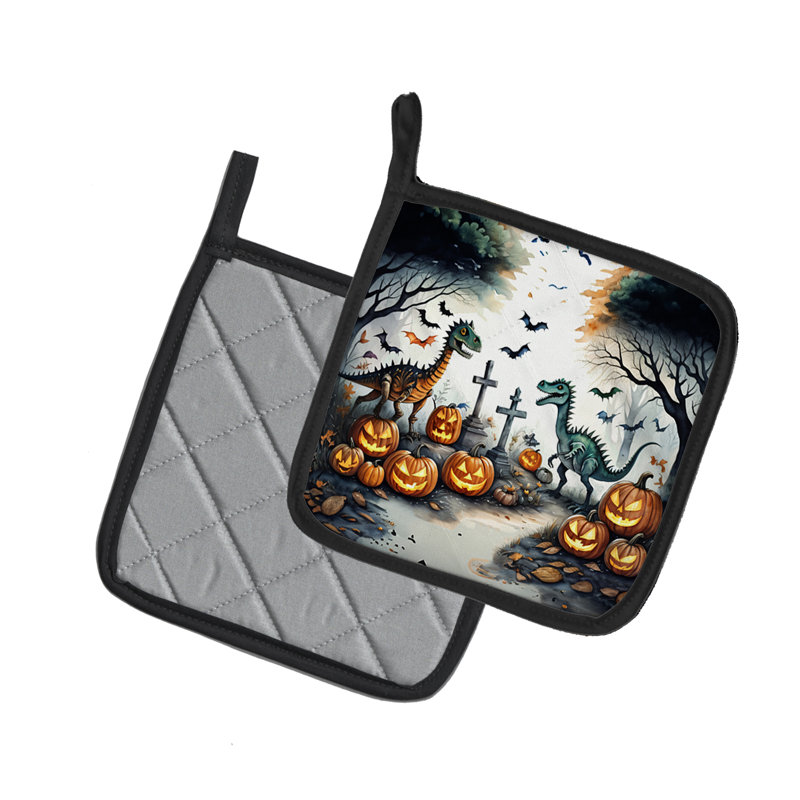 Dinosaurs Spooky Halloween - paire de poignées