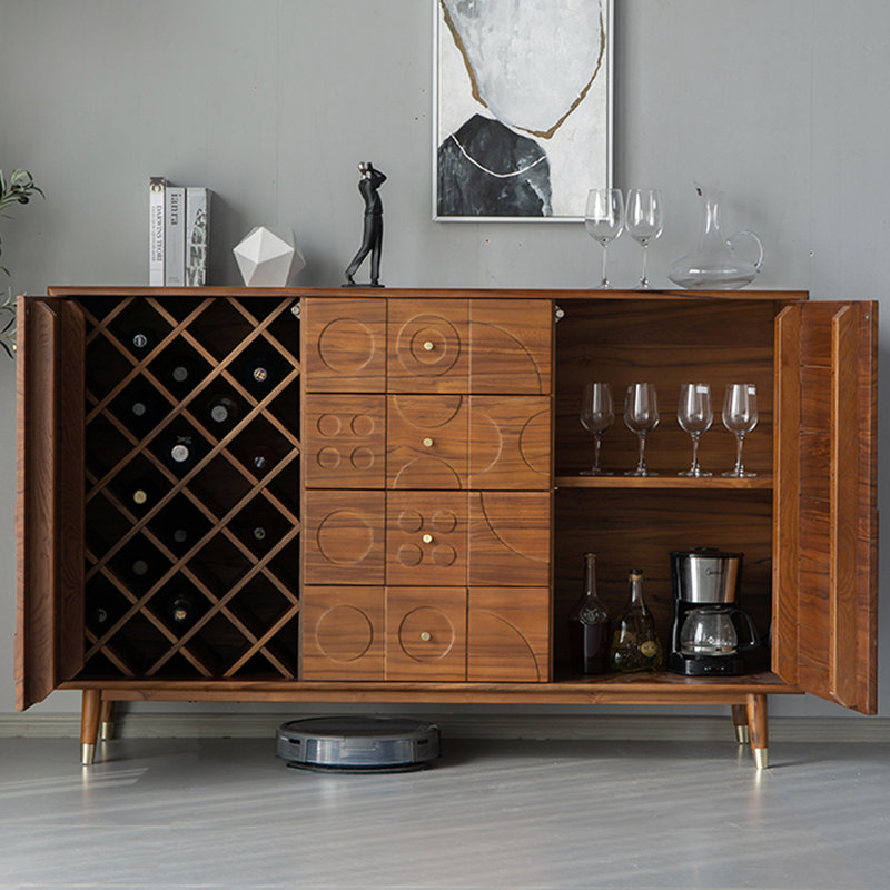 Mid-Century Carved Sideboard