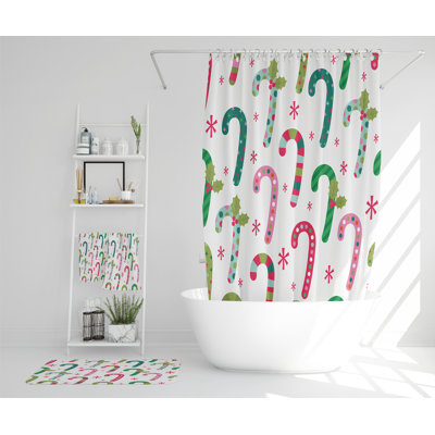 Janay Polyester Shower Curtain Set