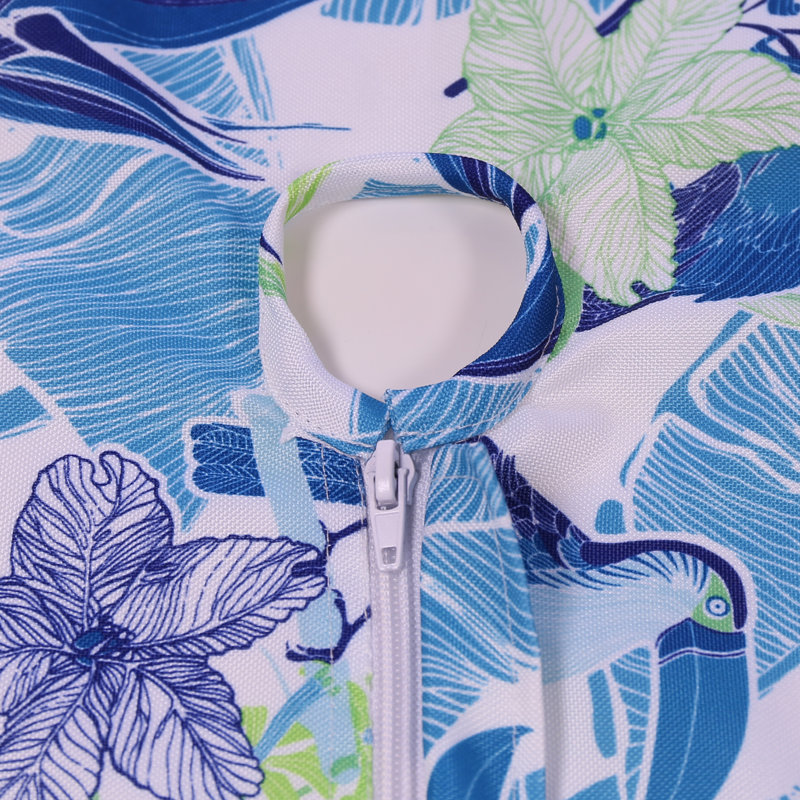Edelstein Table Runnner, Blue/Green/White