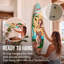 Planche de surf Kersh Aloha Hawaii Hula Girl, plaque murale, 60 po x 15 po
