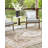 Oriental Machine Woven Polypropylene Indoor / Outdoor Area Rug in Natural-1847715479