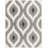 Braycen Geometric Machine Woven Polyester Area Rug in Gray/Beige-1200299035