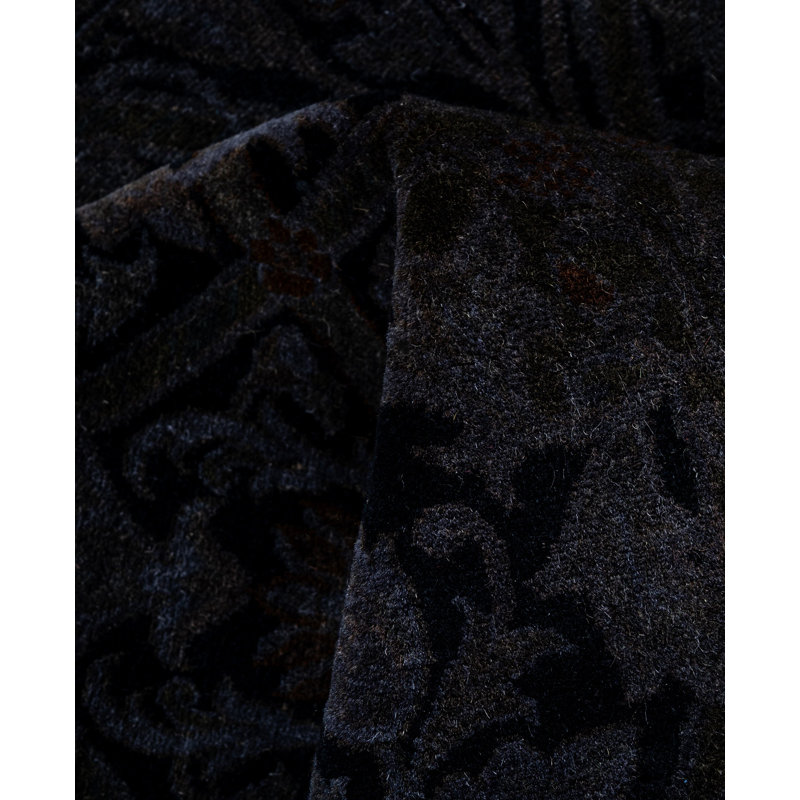 Overdyed One-of-a-Kind 6' 2" x 6' 3" Hand Knotted Area Rug
