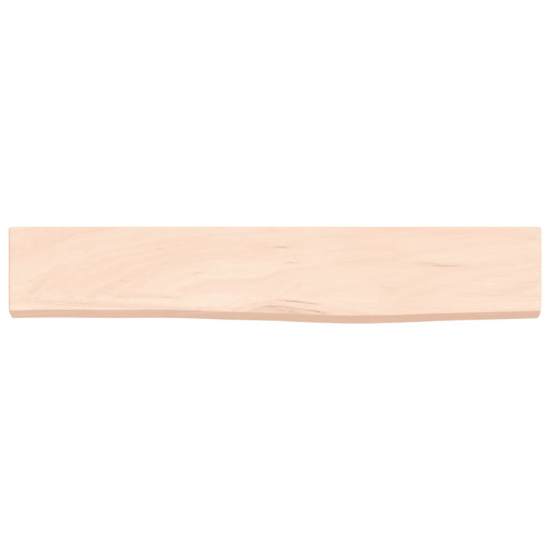 Flagstaff Oak Solid Wood Floating Shelf, 2cm H x 60cm W x 10cm D