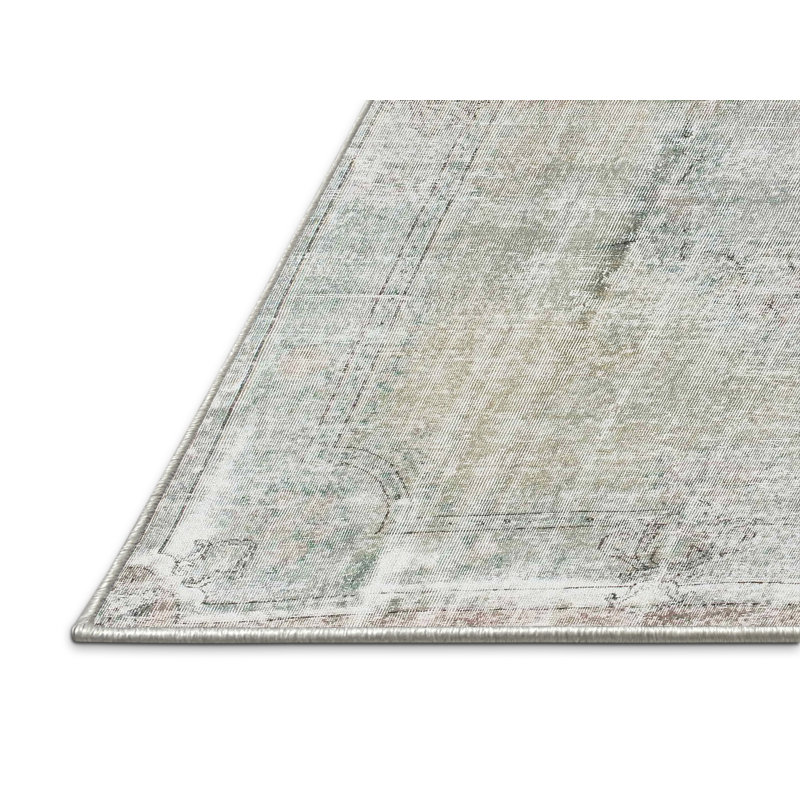 Tapis gris zone contemporaine, Rectangle 5 pi x 7 pi