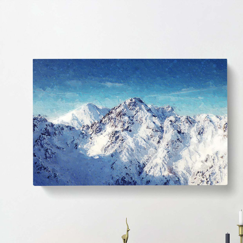The Alps In Austria - Wrapped Canvas Painting, 50cm H x 76cm W x 3cm D