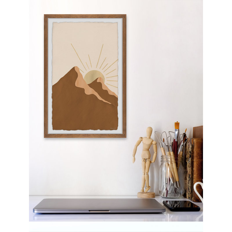 Sunrise In Twin Peaks - Single Picture Frame Print, 45cm H x 38cm W x 3.81cm D