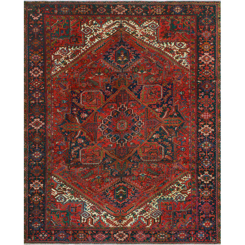 Khrystopher Heriz Eser Red Rug