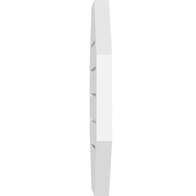 Ekena Millwork PVC Wall Louver / Gable Vent, 26" H x 26" W