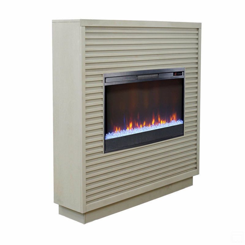 62 Inch Fireplace Mantel, Sandstone Finish