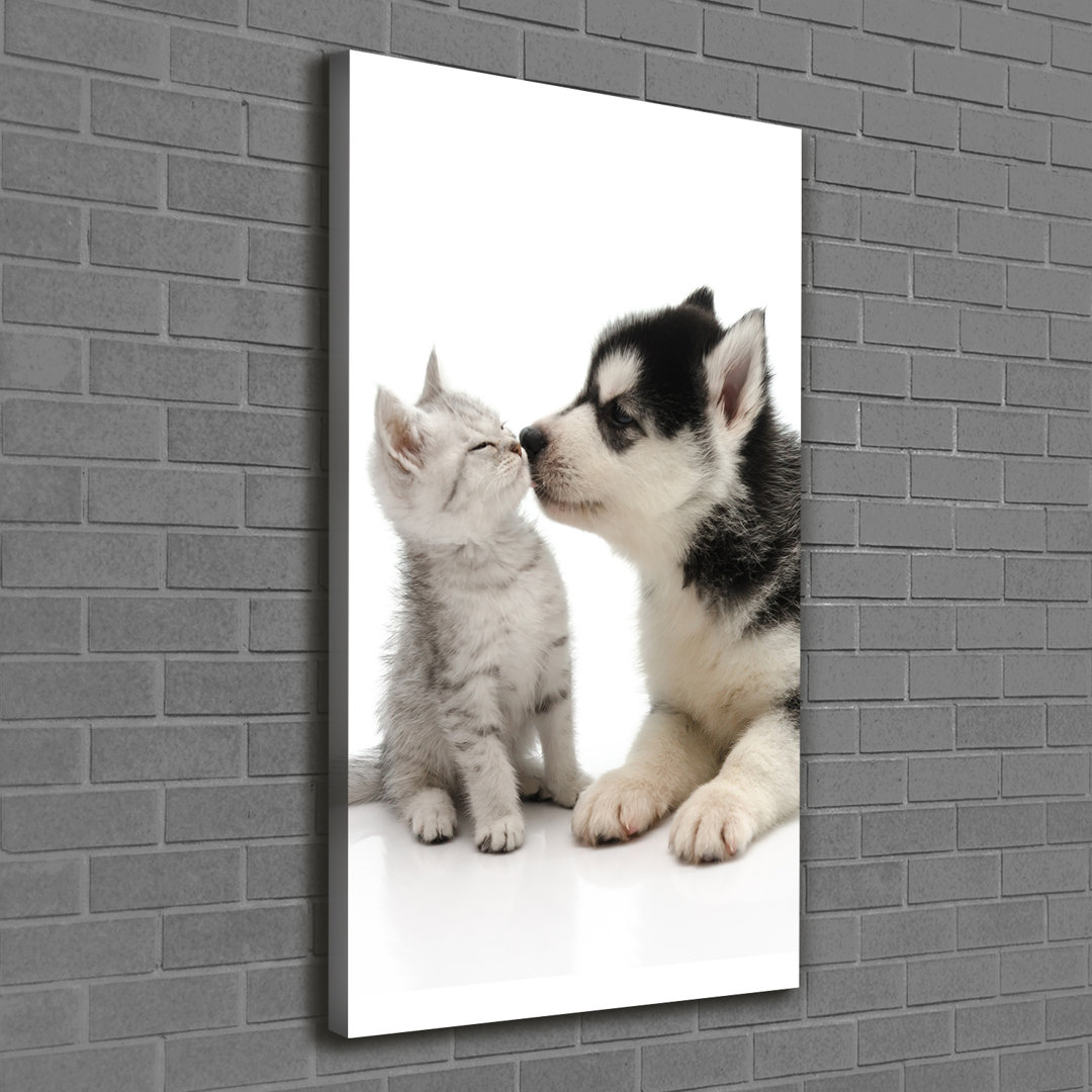 Topsfield Hund und Katze - Kunstdrucke auf Leinwand