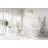 67 Inch Bathtub in Glossy White with Trim-105505899
