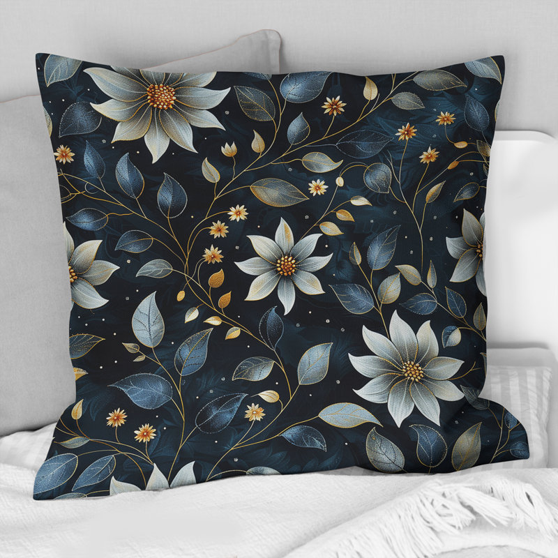 Coussin Sparkling Flower Glam II - Glam, H 16 po x l 16 po
