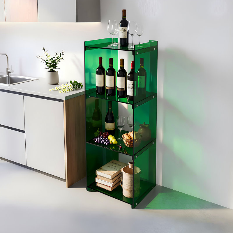 Organisateur de rangement en acrylique sur 3 niveaux pour la chambre à coucher et le bureau